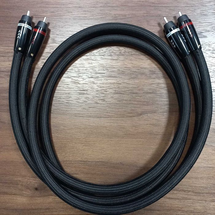 Interkonekt stereo HI-FI / kabel 2RCA - 2RCA Grey Knight, 1m
