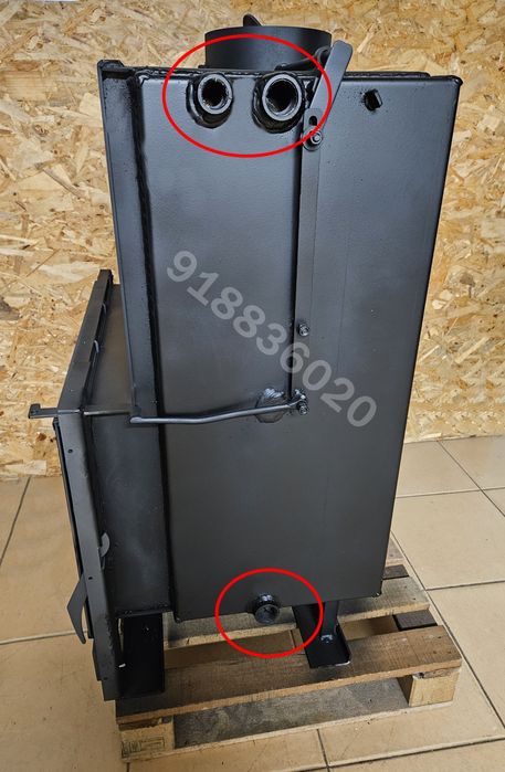 Recuperador Calor 90cm - 32kw Aquecimento Central NOVOS - até 180 Elementos