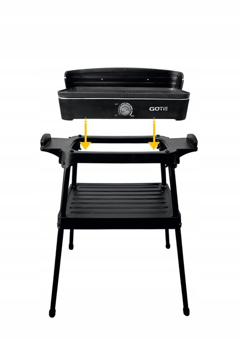 GRILL ELEKTRYCZNY ogrodowy stojący stołowy duży