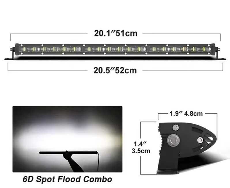 Лінзована світлодіодна панель Led 6D балка 50 см