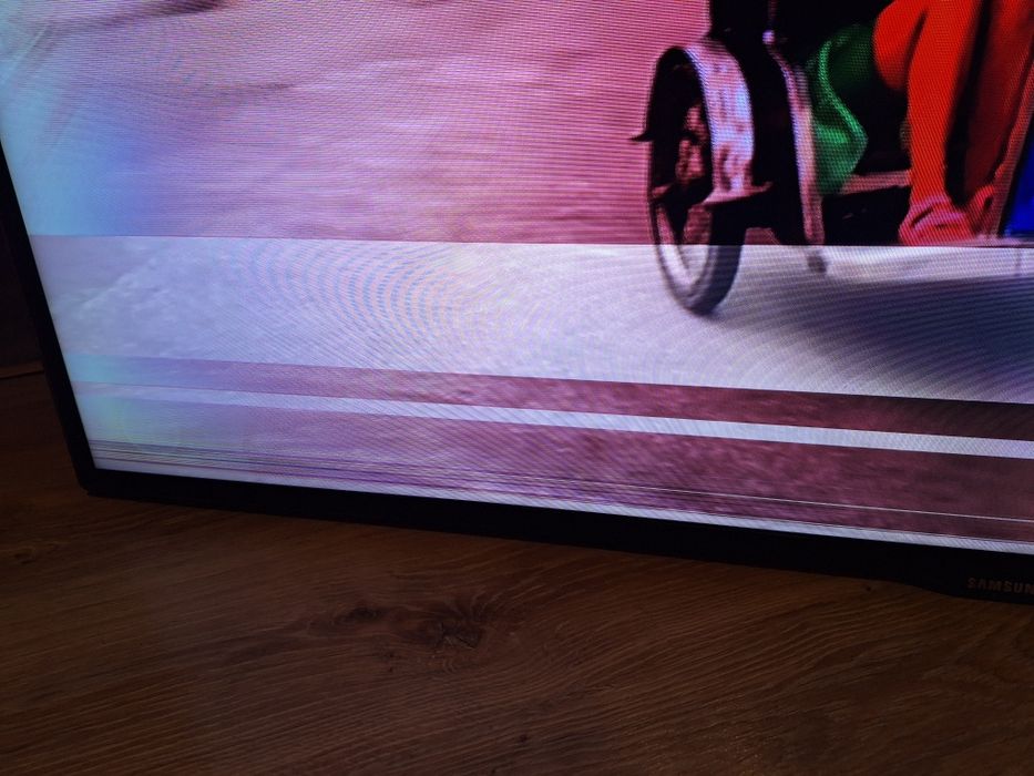 Telewizor samsung 55 cali mała wada