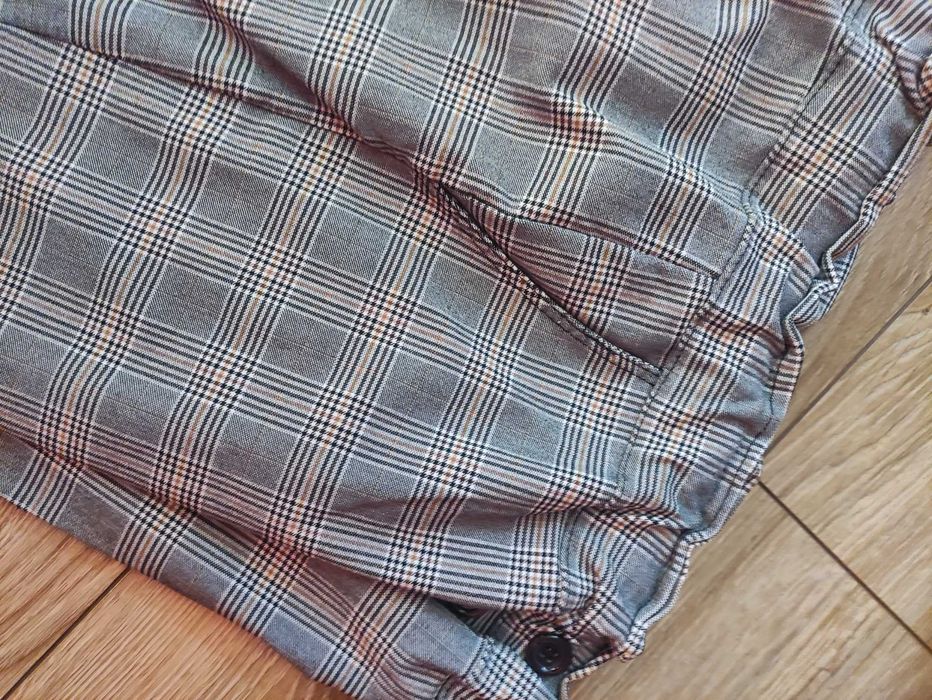 Spodnie w kratkę, XXL, Pronto moda