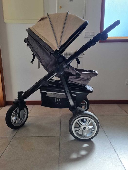 Carrinho passeio, alcofa e cadeira auto 3 em 1 (excelentes condições)