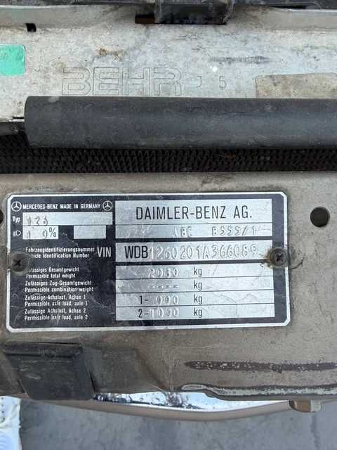 Mercedes w126 260SE