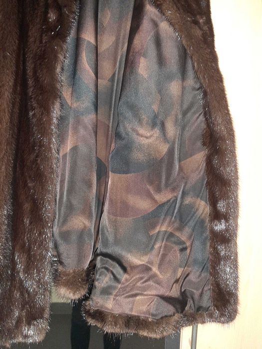 Kurtka z Norek - Giorgio - Markowe futro