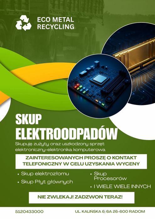 Skup elektroodpadów- gotówka za stary sprzęt!