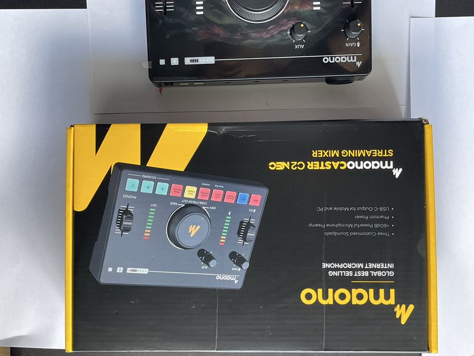 MaonoCaster C2 Neo – mikser / interfejs audio do streamingu, jak nowy