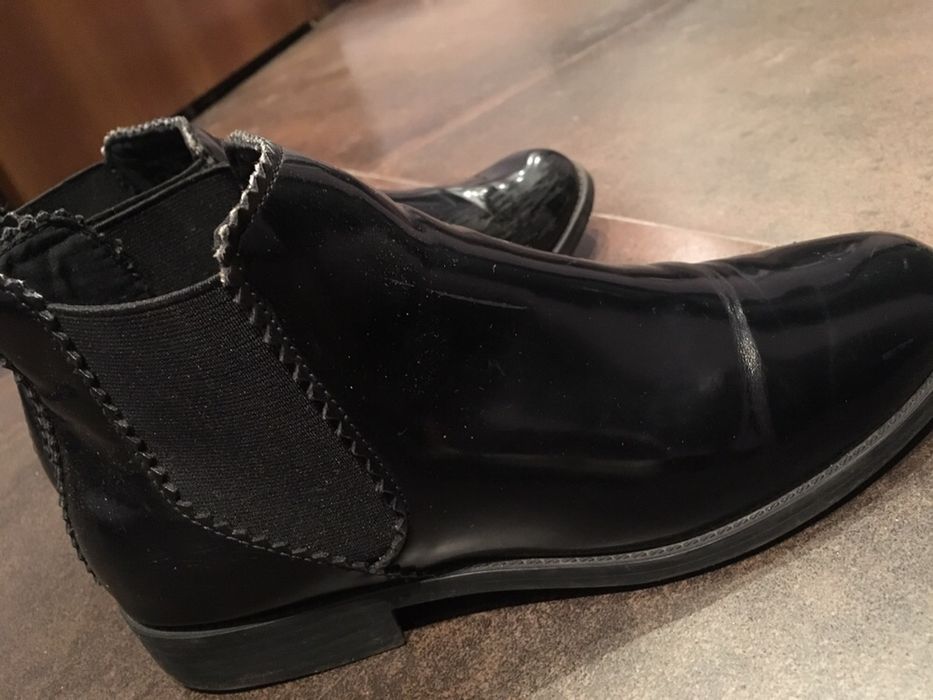 PULL&BEAR krótkie czarne sztyblety-r.39