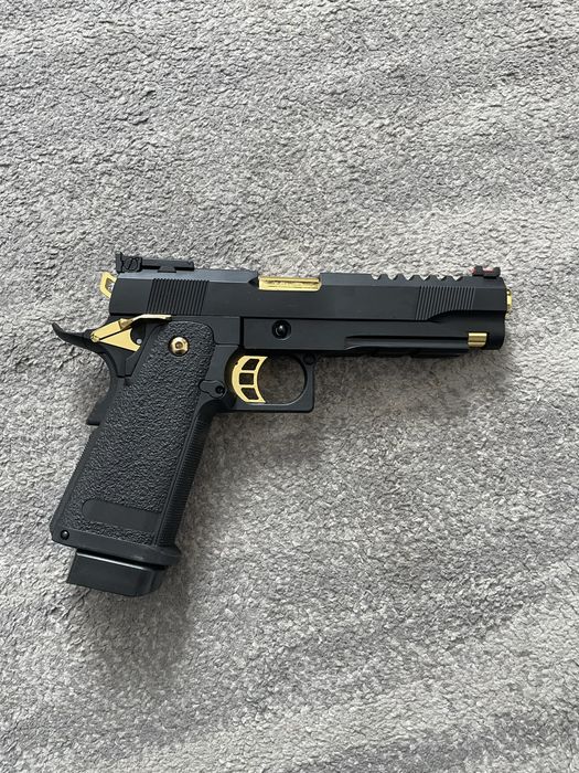 PISTOLA 1911 TACTICA BLOWBACK GREE GAS AIRSOFT ENVIO GRATUITO