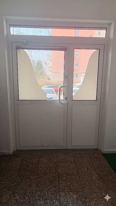 drzwi aluminiowe dwuskrzydłowe