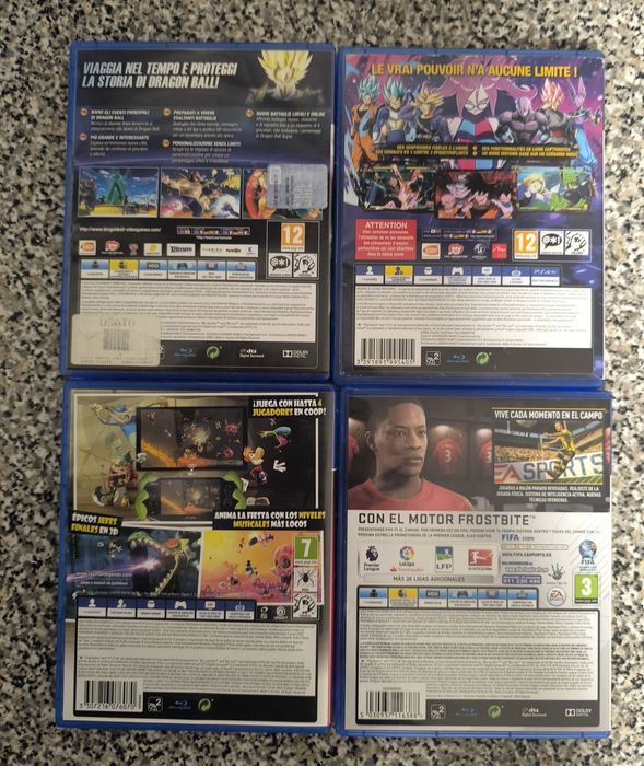 Conjunto de 4 jogos PlayStation 4