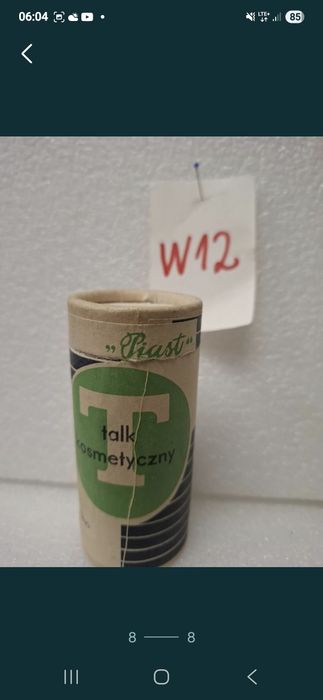 Talk kosmetyczny Piast Gniezno prl