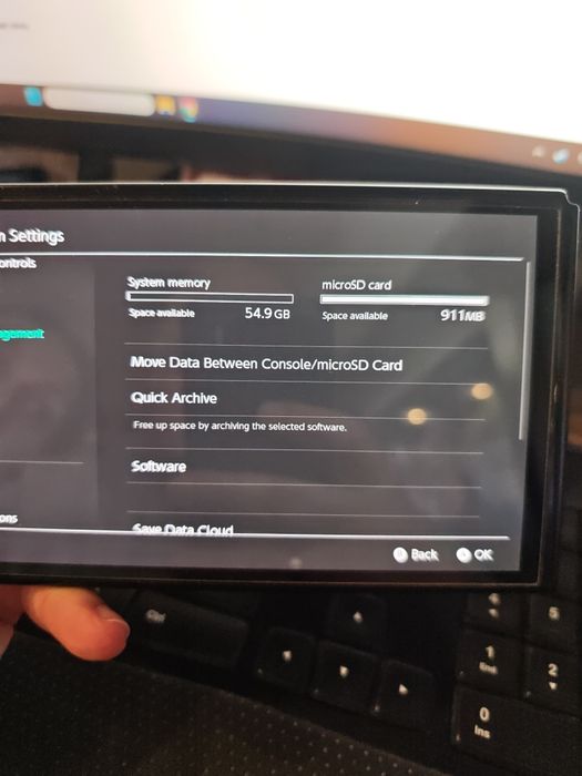 Nintendo switch oled 256gb amtosphere przerobiona kamikaze