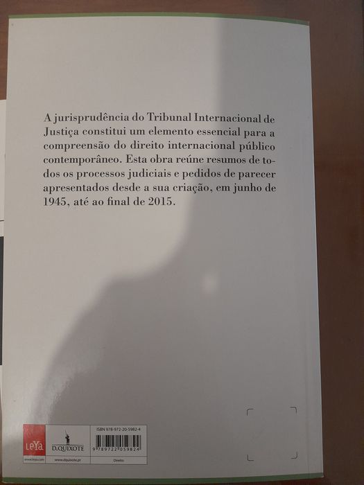 Jurisprudência Resumida do Tribunal Internacional de Justiça