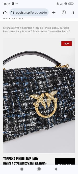 Nowa torebka damska PINKO