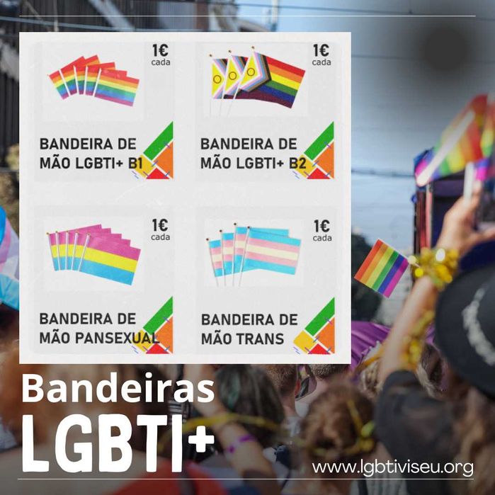 Bandeiras LGBTI+ novas (Bi, Les, Pan, NB, Trans, Poli, Bear) + Diverso