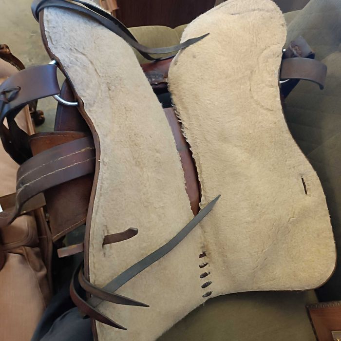 Siodło skórzane Western