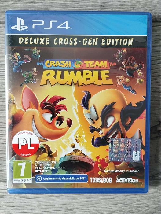 Nowa Gra Crash Team Rumble Polska Wersja PS4/PS5 Playstation