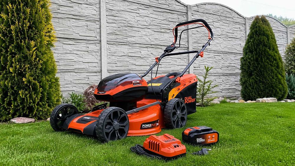 Розпродаж! Акумуляторна самохідна газонокосарка 40 В — безщітковий двигун, ширина 510 мм