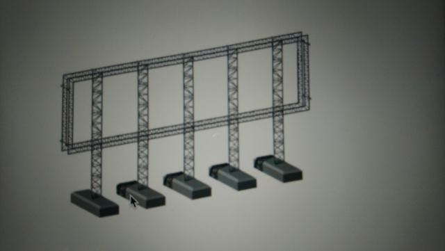 sprzedam konstrukcje reklamową modułową