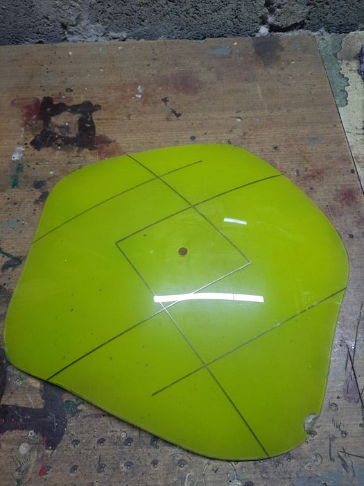 Klosz do lampy sufitowej PRL