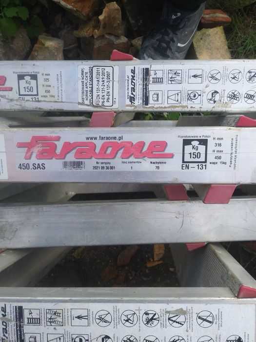 Drabina Faraone 450 SAS (wys.4,5m)