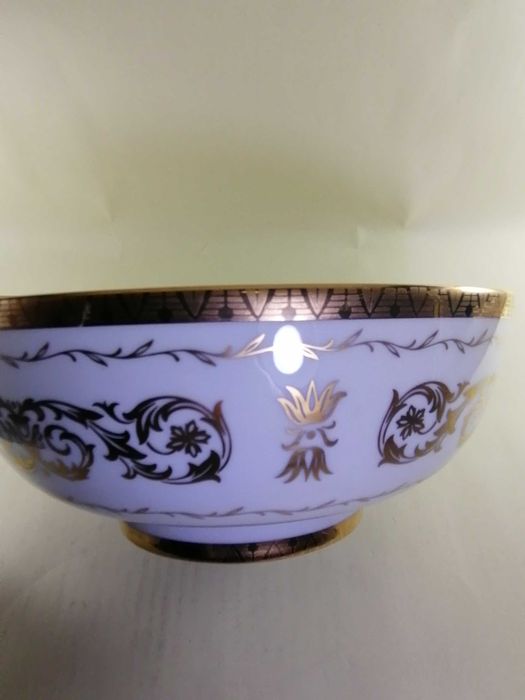 Taças Galé cornucópias Porart - Branca e verde