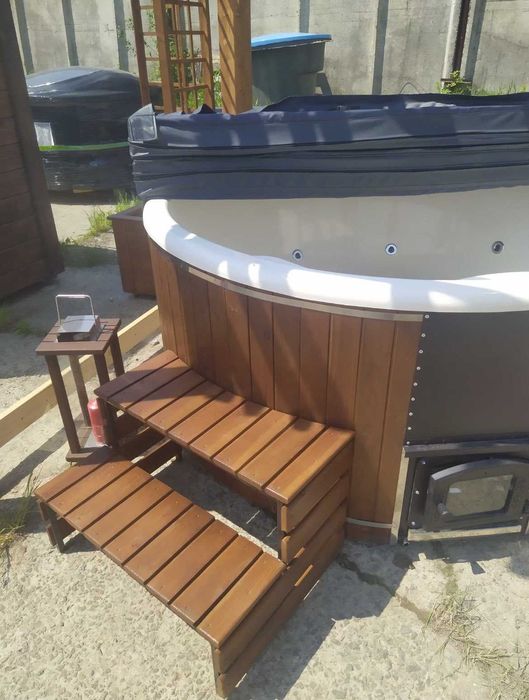 СПА-купіль на дровах. ЧАН з джакузі власного виготовлення.