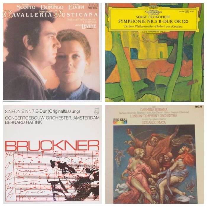 Пластинки Классика Vivaldi,Bach,Bruckner,Beethoven,Debussy,Ravel vol.1