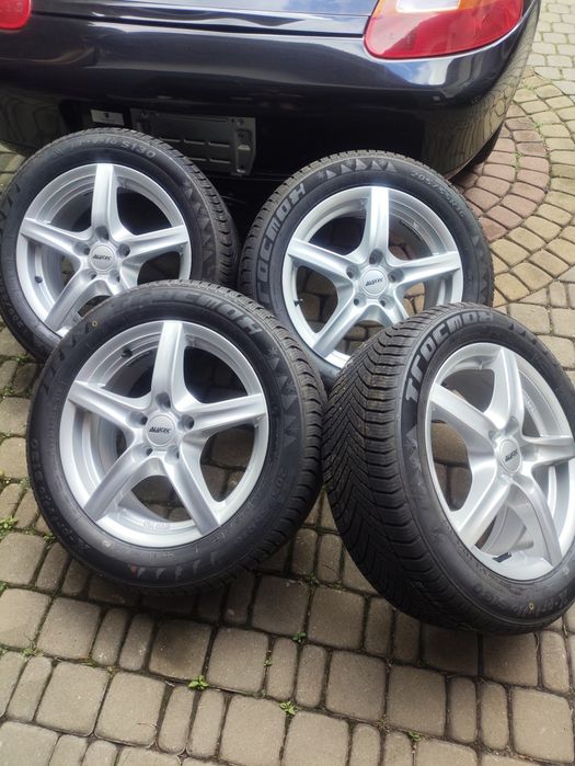 Fabrycznie nowe koła zimowe 16 5x112 opony Tracmax x-privilo nowe 205/55/16 skoda octavia VW Caddy Golf Seat Leon Audi A3  możliwa wysyłka lub odbiór