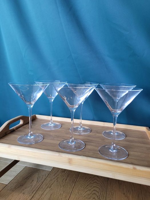 Szklane kieliszki do martini Ikea Stosint 6 szt.