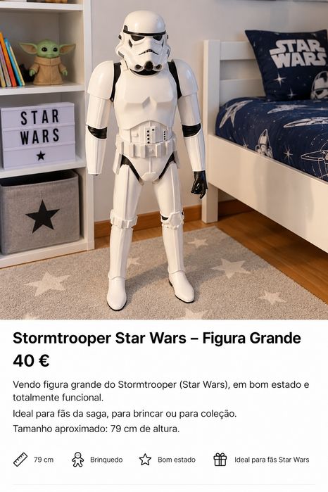 Figura Grande Stormtrooper Star Wars