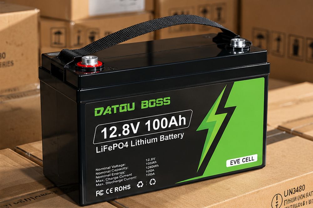 НАЯВНІСТЬ‼️ Литий-железо-фосфатный аккумулятор LifePO4 12.8v 100Ah BMS Datouboss