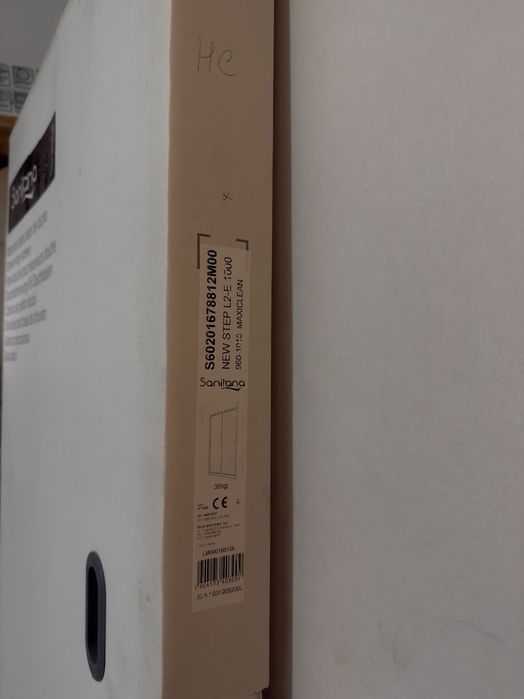 Resguardo em vidro, Sanitana Step LE2 1000mm - 2 unidades disponíveis.