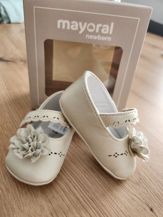 Baletki Mayoral 16 złote
