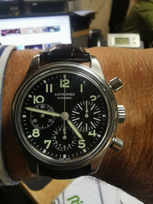 Relogio longines mod. Avignation. Big