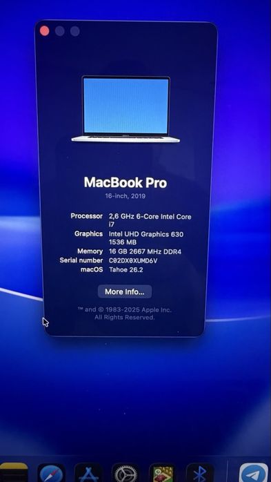 MacBook Pro 16 2019