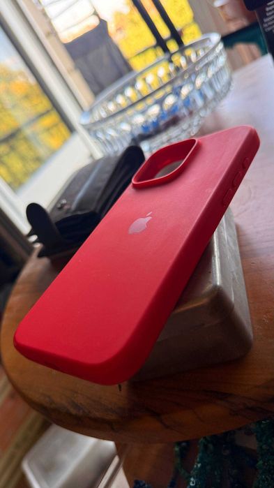 Чохол Silicone Case для iPhone 16 Pro Max (червоний) / Стан нового