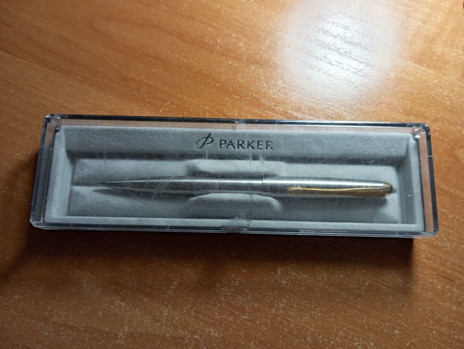 Оригінальна кулькова ручка Parker Frontier SS GT (Made in UK) в ідеаль