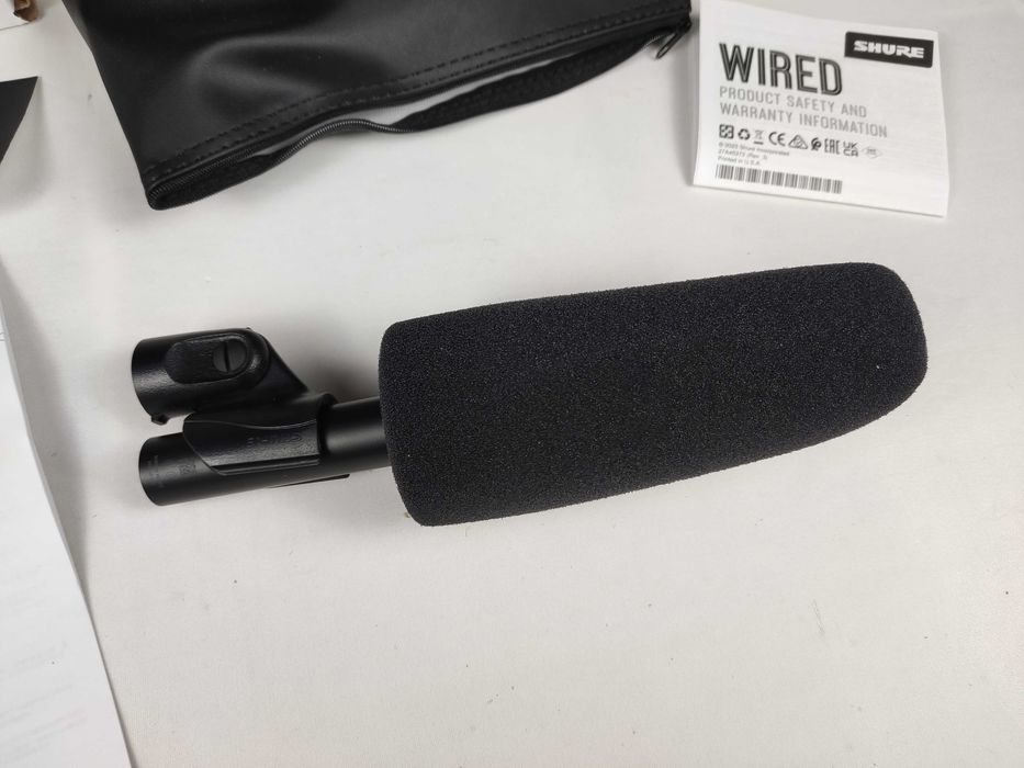 Microfone Shure VP82 Shotgun Novo