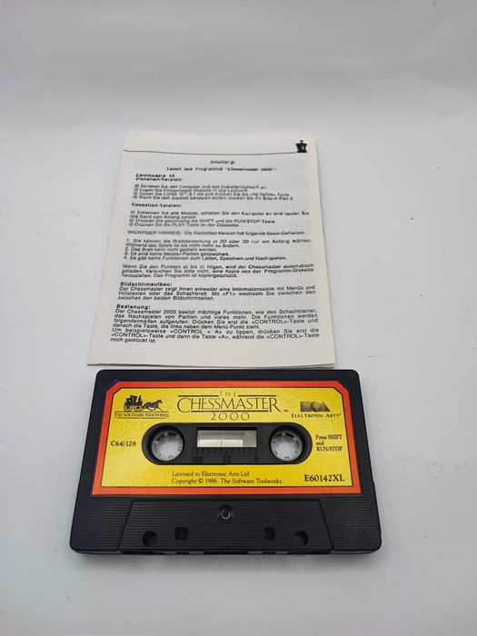 THE CHESSMASTER 2000 - Commodore 64/C128