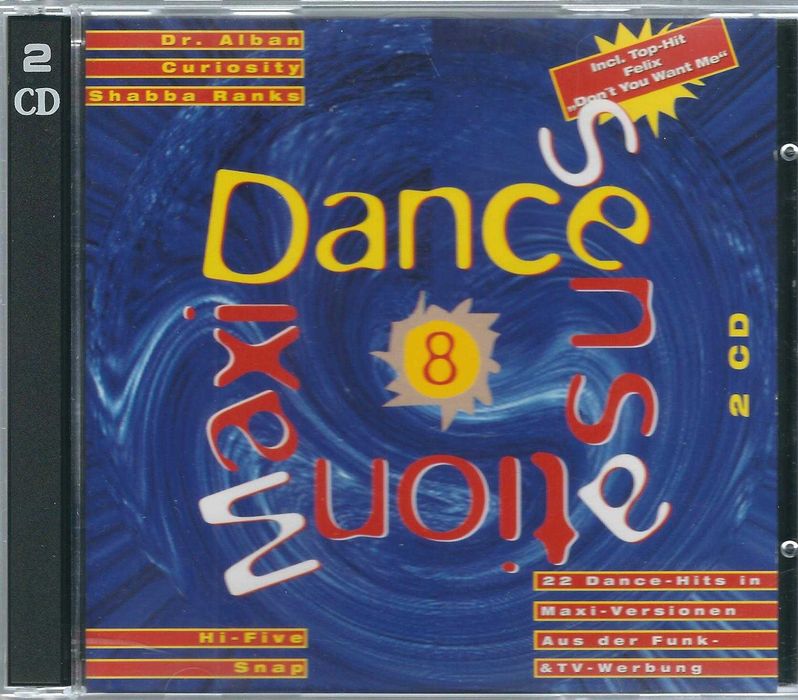 2 CD Maxi Dance Sensation 8 (1992) (Ariola)