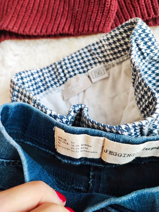 Ubranka dla dziewczynki 86/92 + piżama H&M całość