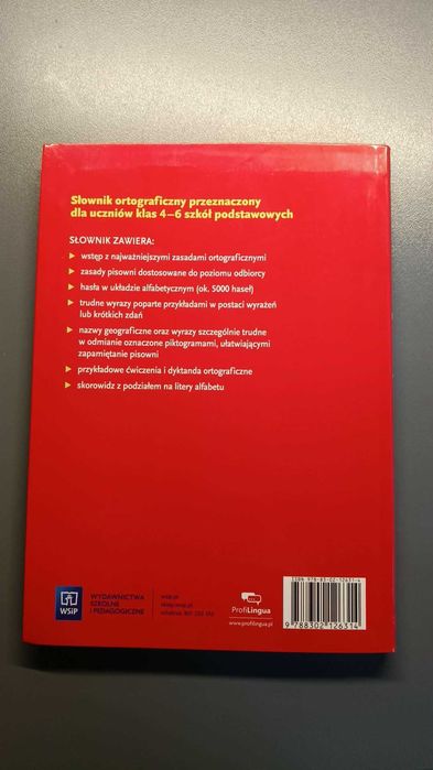 Książka - Słownik ortograficzny dla klas 4-6