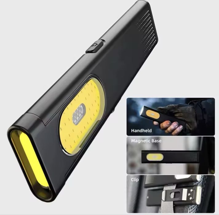 Latarka Akumulatorowa Led Cob. Usb-C