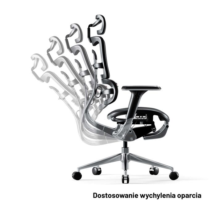 NOWY Fotel ergonomiczny Diablo V-Master czarny