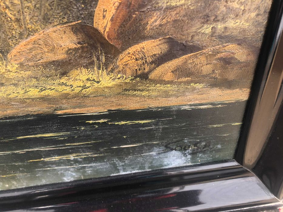 Quadro com paisagem outonal