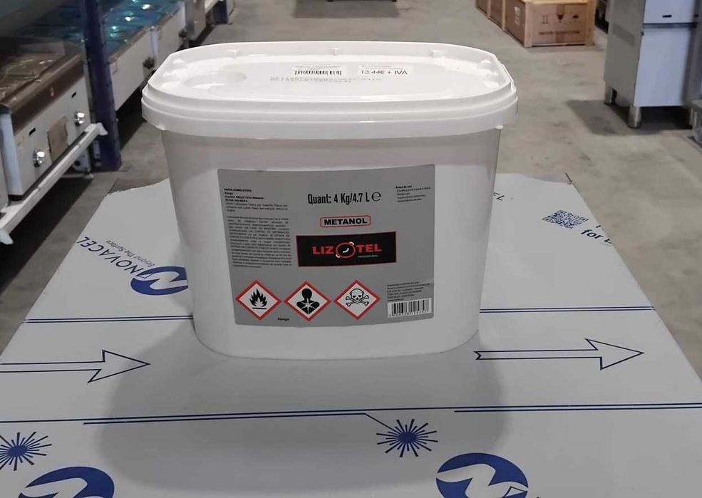 Gel Combustíval METANOL 4kg