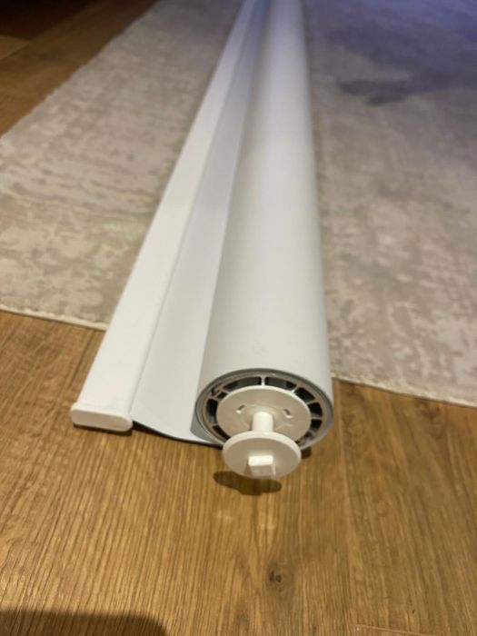 4 Estores de rolo blackout branco