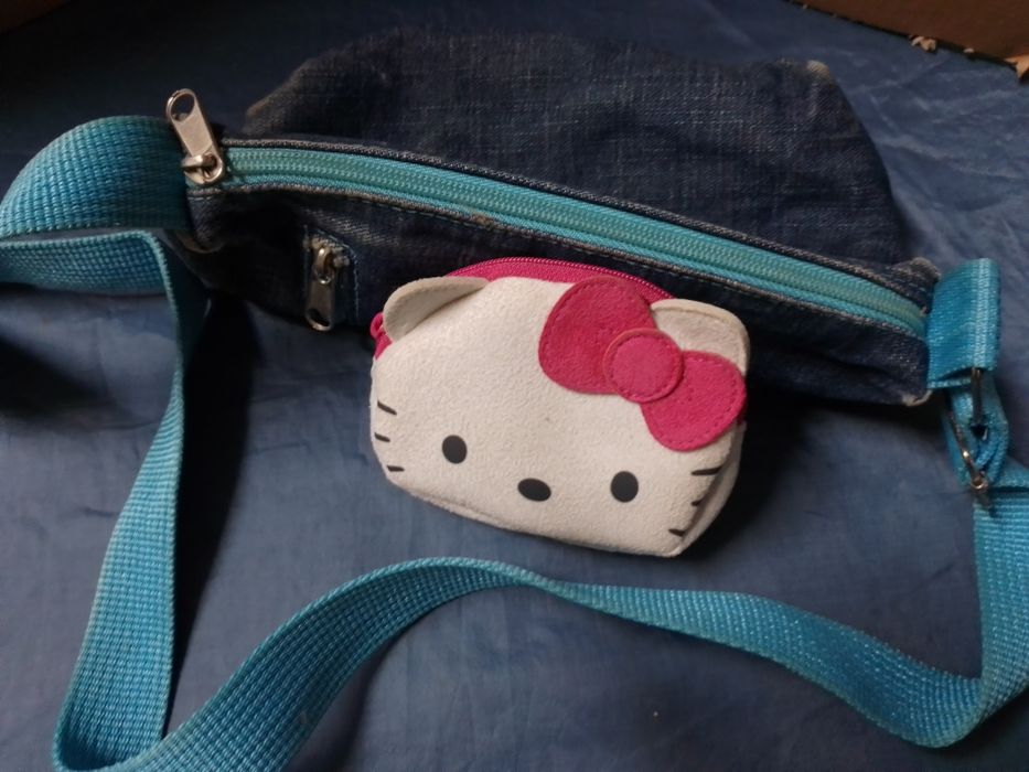 Bolsa e carteira originais da Hello Kitty